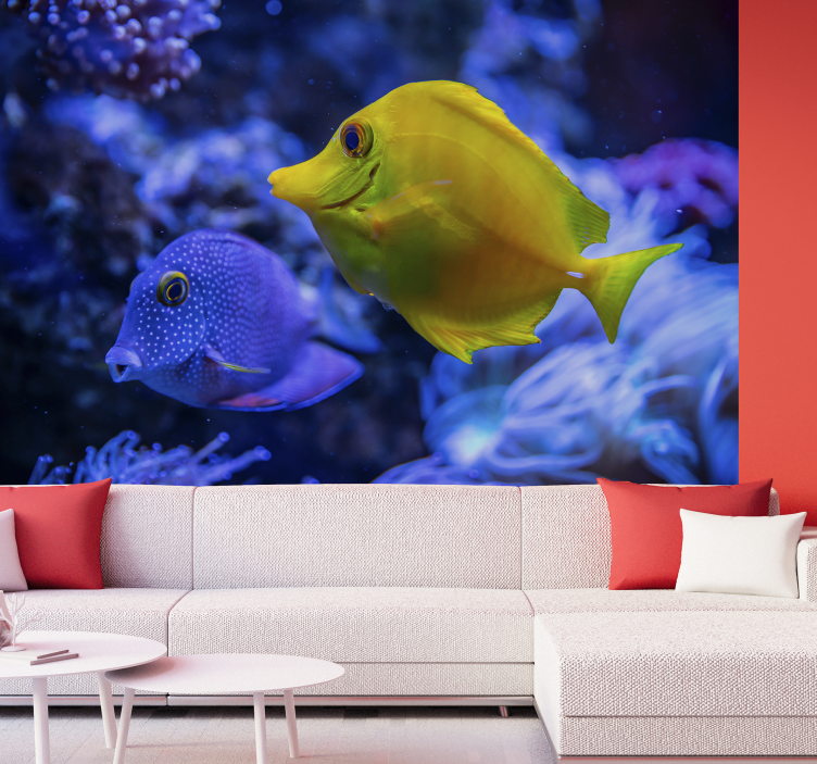 Aquatic Life Scene animal wall mural - TenStickers