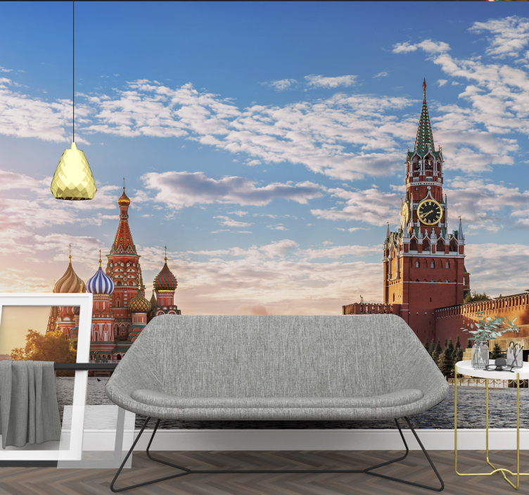 Beautiful Saint Basil's Cathedral wall mural - TenStickers