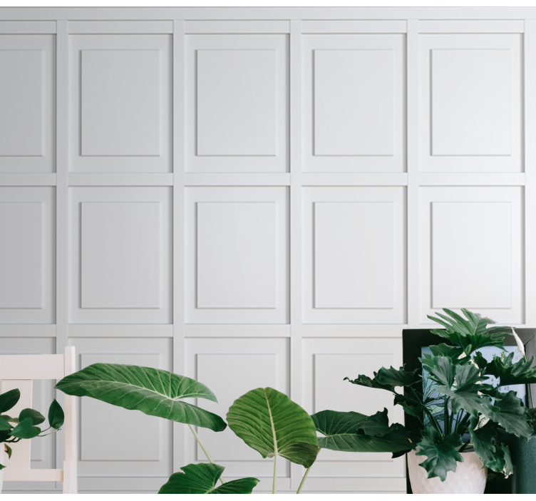 Brick wall mural with elegant panel design - TenStickers