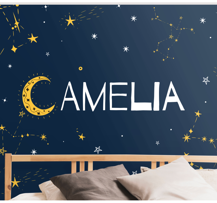 Constellations and moon Teenage Wall Murals - TenStickers