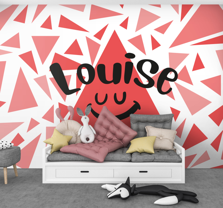 Customized Name Design mural quote - TenStickers