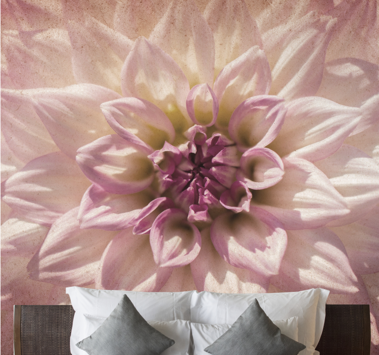 Delicate Pink Blossom wall mural - TenStickers