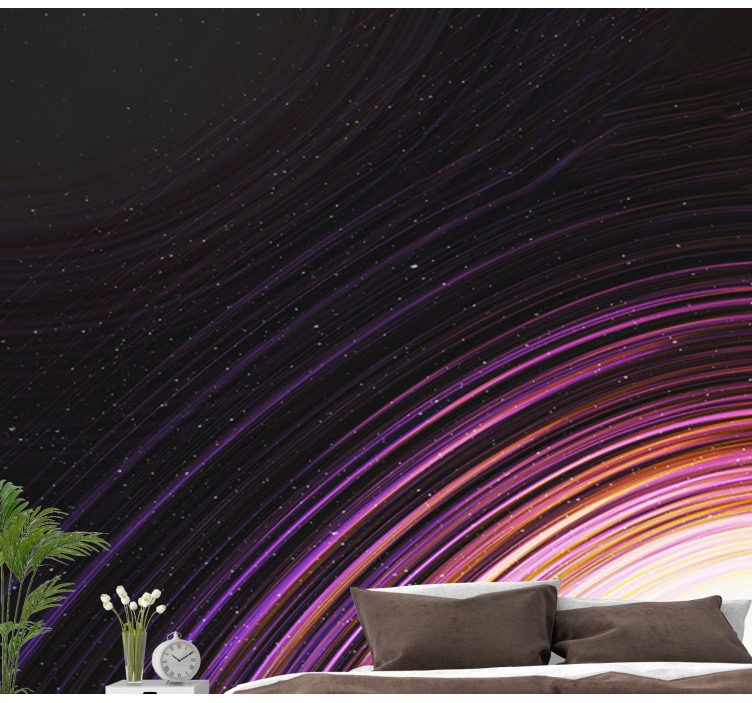 Galactic Swirl Pattern space mural - TenStickers