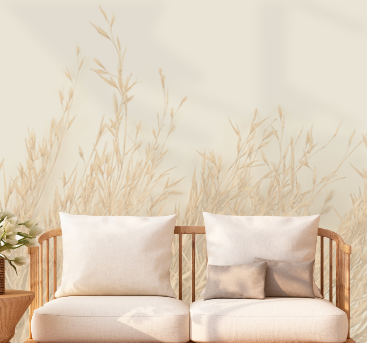 Gentle Grass Landscape nature wall mural - TenStickers