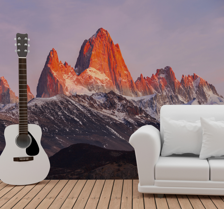 Grand Alpine Summits mountain wall mural - TenStickers
