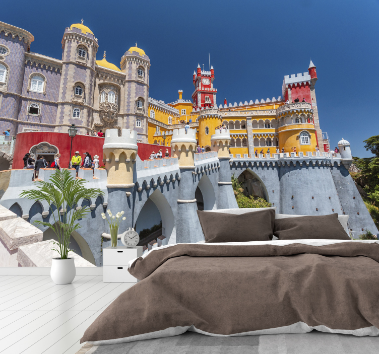 Sintra Castle city wall mural - TenStickers