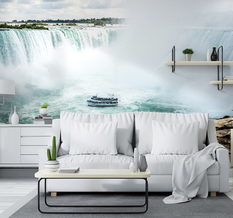 Landscape mural wallpaper niagara falls experience - TenStickers