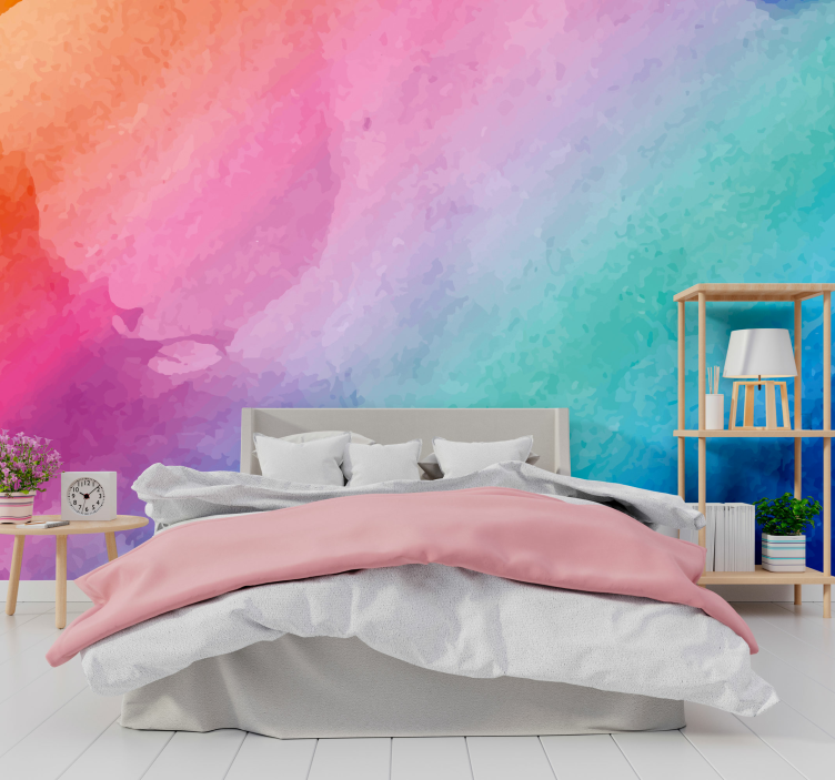 Paint splash water colour Abstract Wall Murals - TenStickers