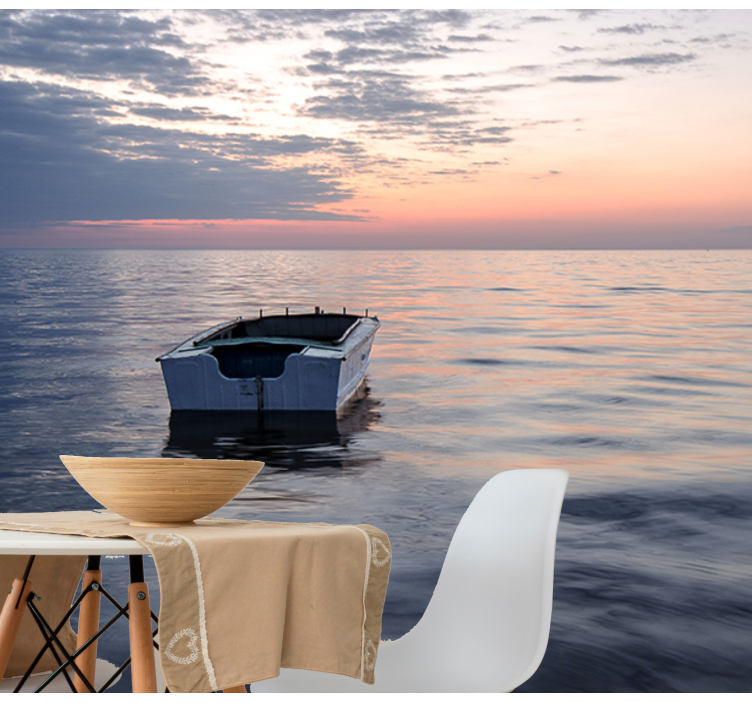 Sea mural tranquil aquatic landscape - TenStickers