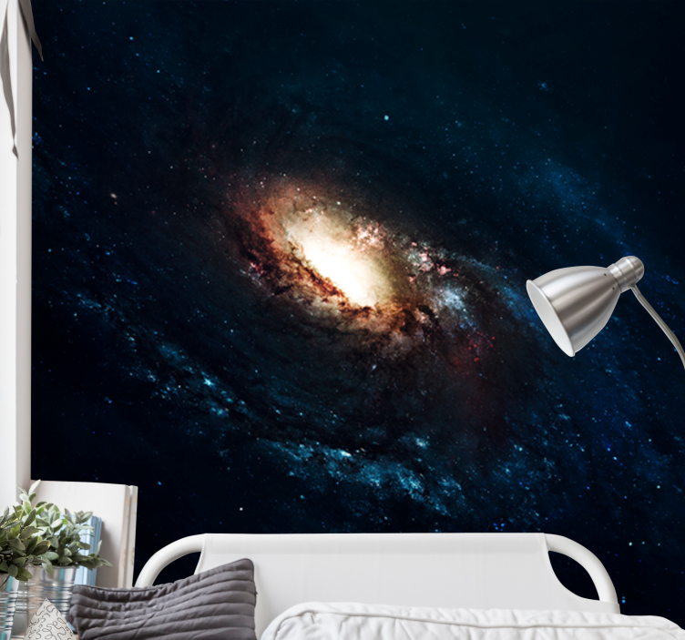 Space mural galactic swirl design - TenStickers