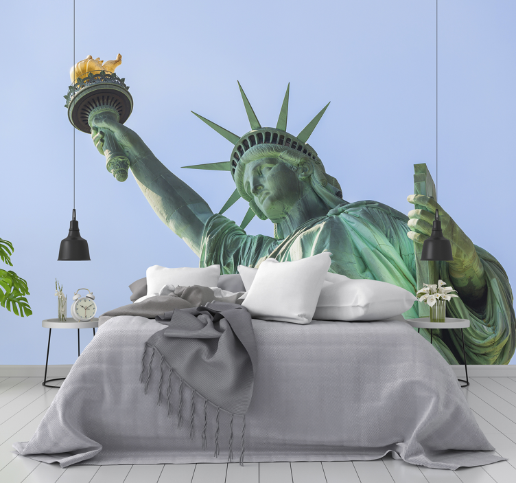 Statue Liberty Close-Up new york wall mural - TenStickers