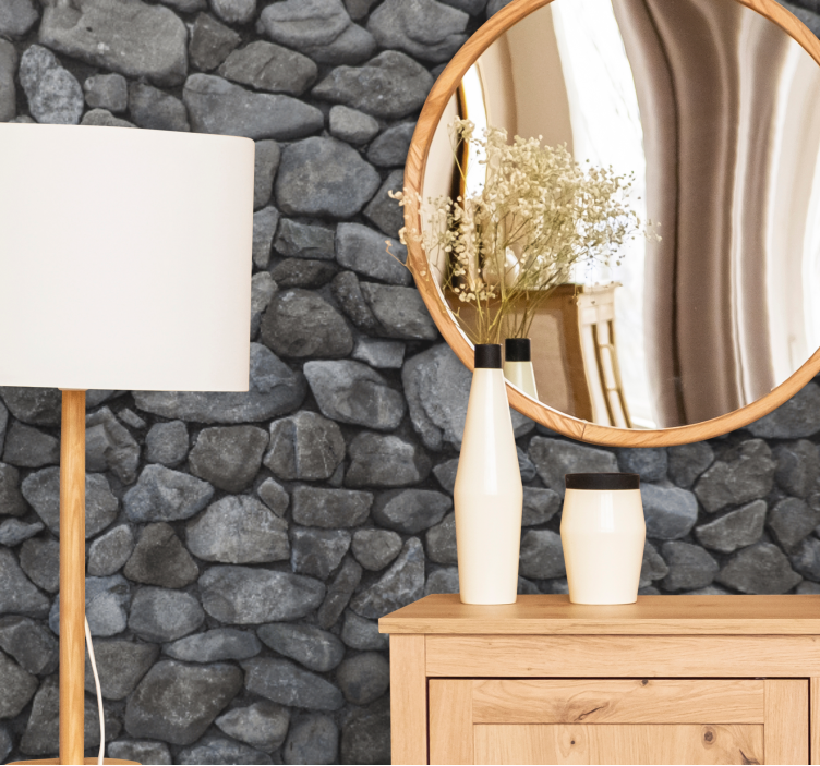 Stone wall mural stone texture background - TenStickers