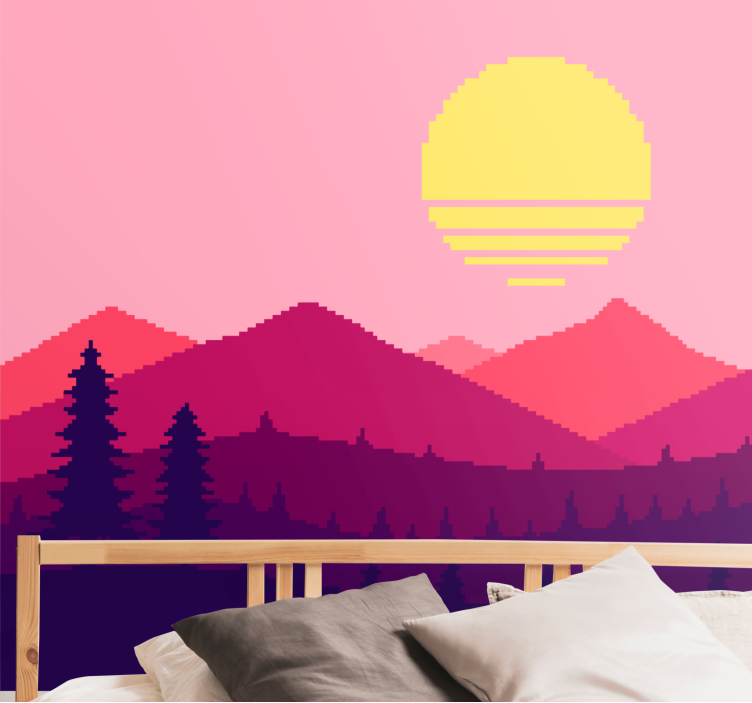 Sunset aesthetic Teenage Wall Murals - TenStickers
