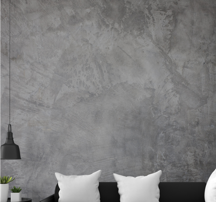 Wall mural concrete texture effect - TenStickers