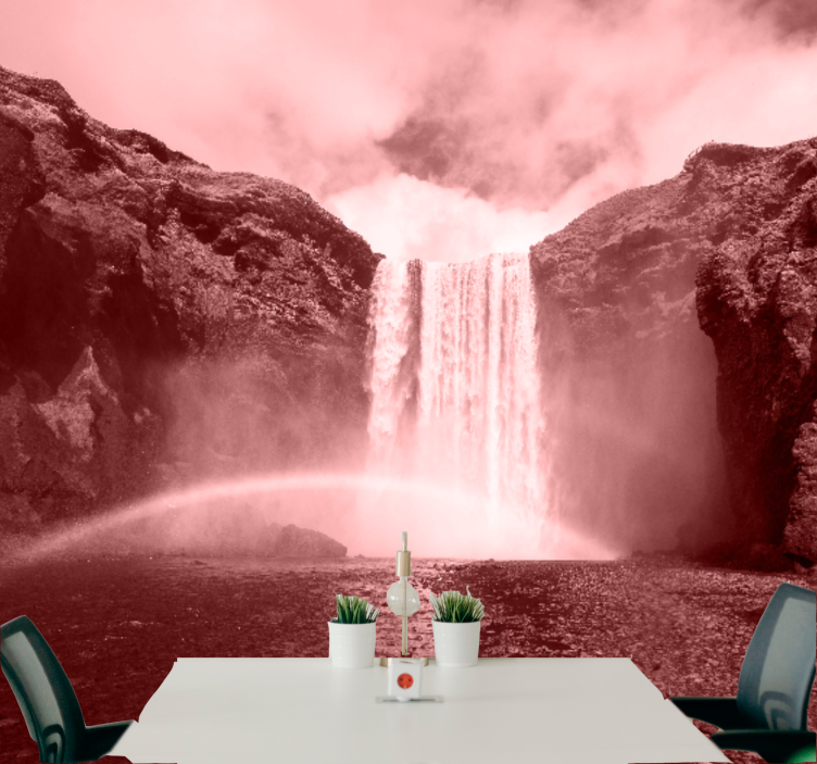 Waterfall mural grand waterfall landscape - TenStickers