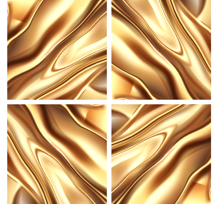 Coaster with fluid wave design - TenStickers