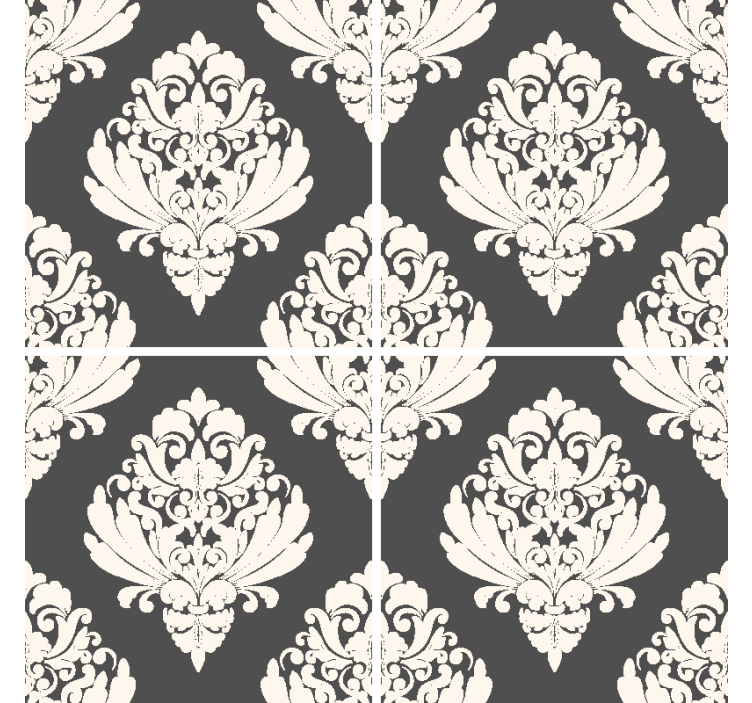Ornate pattern surface coaster - TenStickers