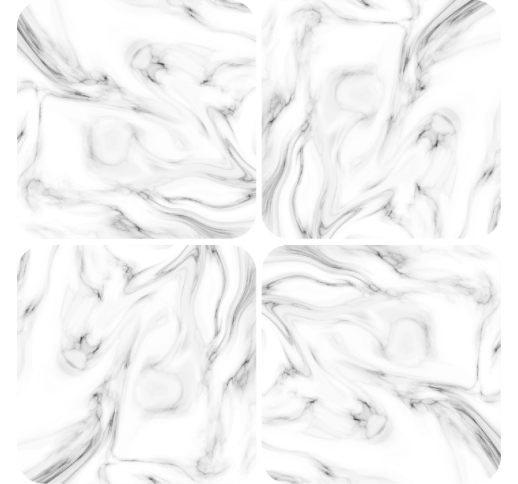Marble swirl pattern coaster - TenStickers
