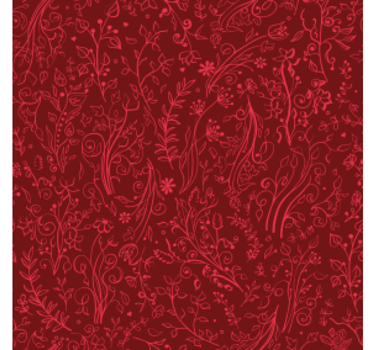 Floral Patterned Background coaster - TenStickers