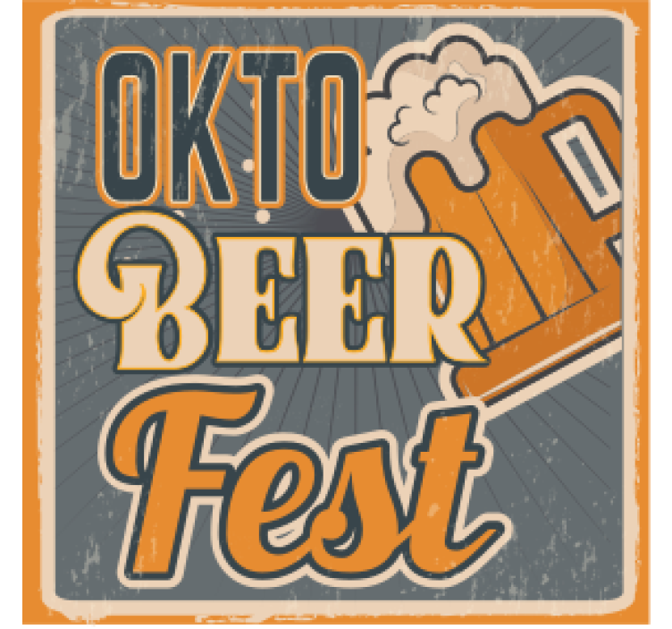 Okto 'beer' fest  beer mats - TenStickers