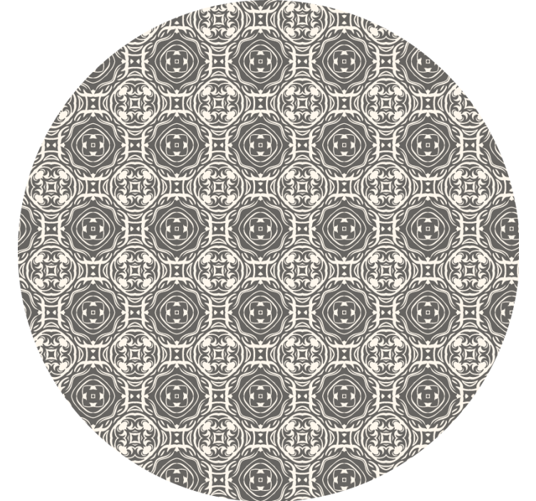 Coaster with circular patterned surface - TenStickers