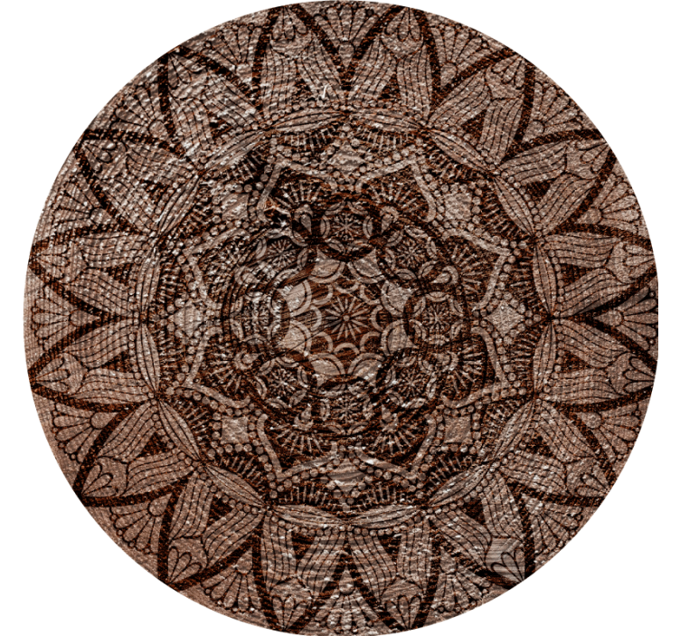 Coaster with detailed lace design - TenStickers