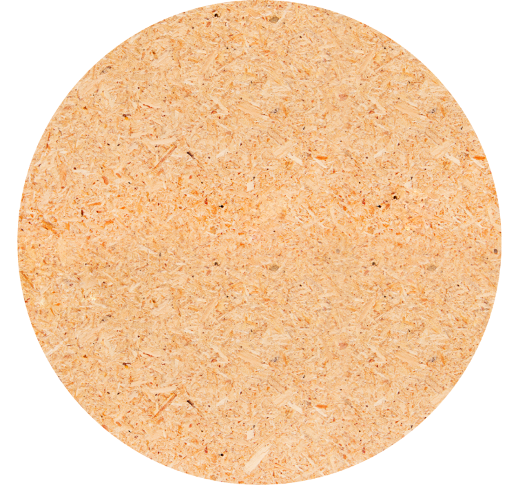 Round natural material coaster - TenStickers