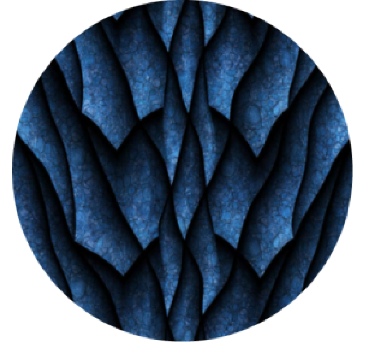 Textured wave pattern coaster - TenStickers