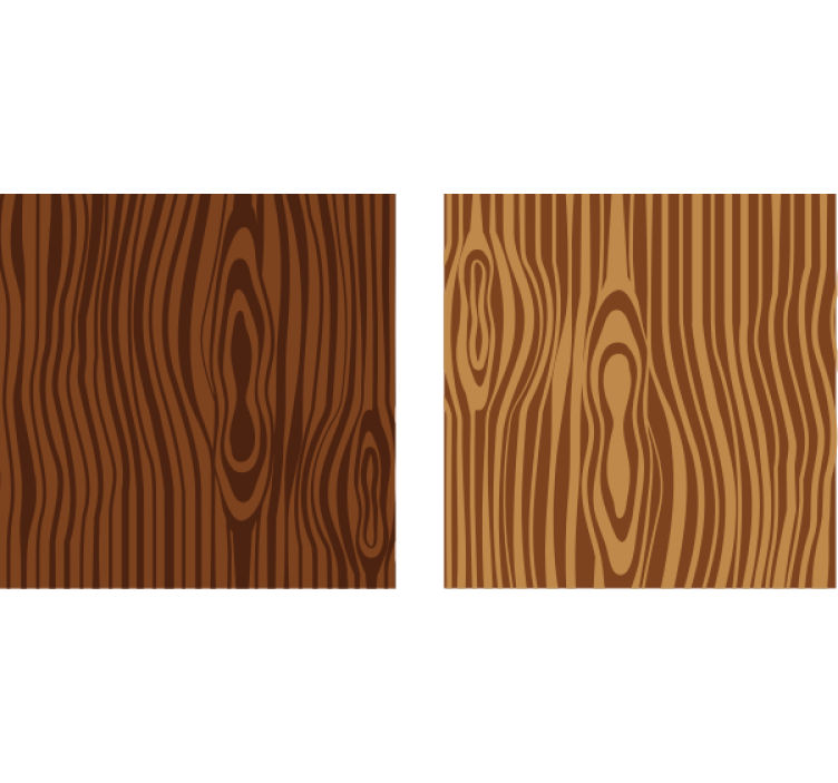 Natural wood grain pattern coaster - TenStickers