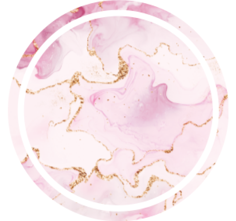 Soft marble pink design coaster - TenStickers