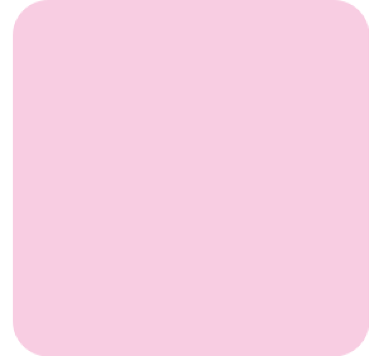 Pink square surface coaster - TenStickers