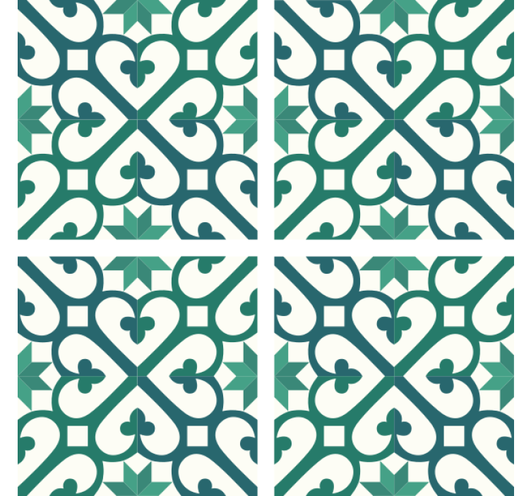 Coaster with intricate geometric design - TenStickers