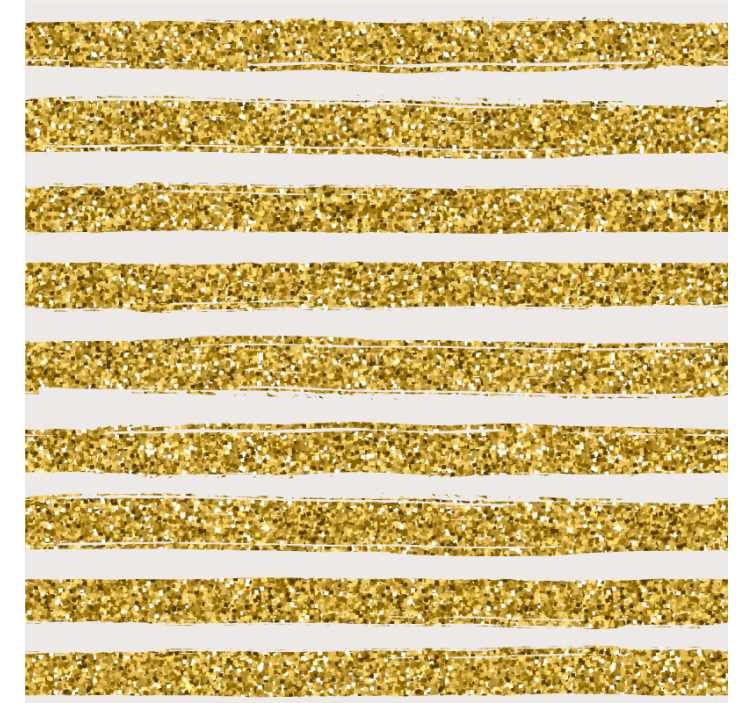Glitter striped pattern coaster - TenStickers