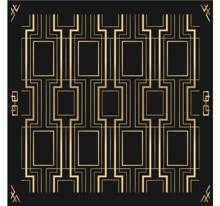 Geometric patterned coaster - TenStickers