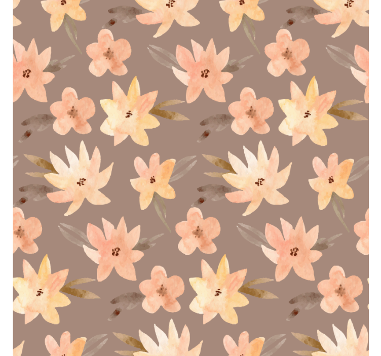 Botanical motif surface coaster - TenStickers