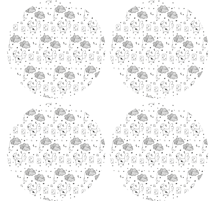 Personalisable coasters with a charming farmhouse design - TenStickers