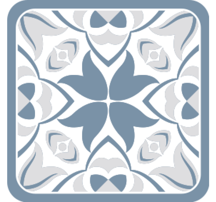 "Hampton Style" modern pattern modern coaster - TenStickers