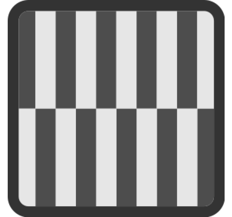 Striped surface pattern coaster - TenStickers
