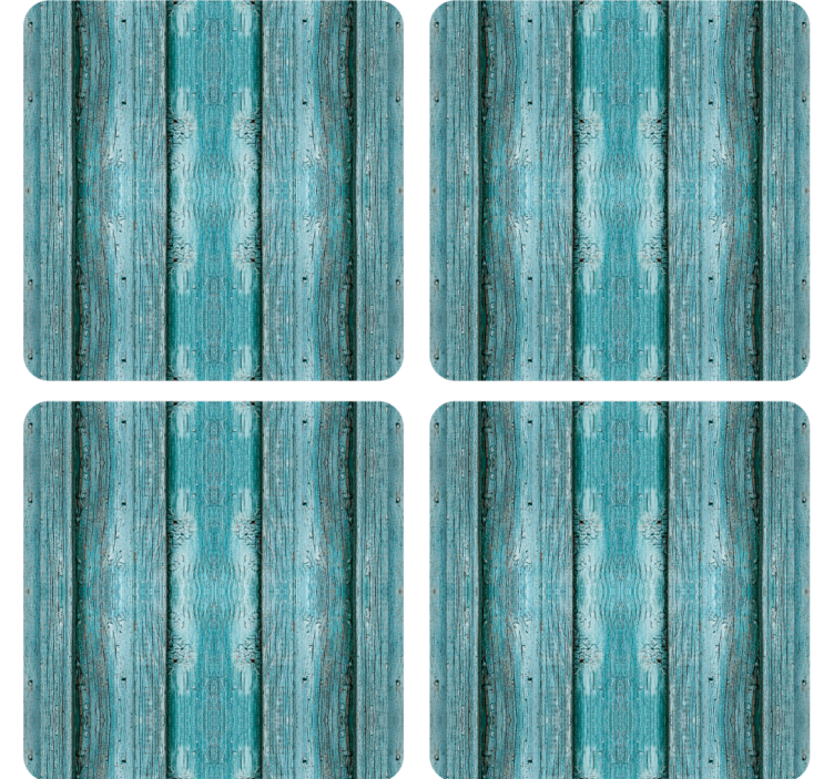 Textured plank surface coaster - TenStickers