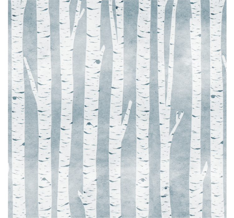 Birch tree pattern coaster - TenStickers