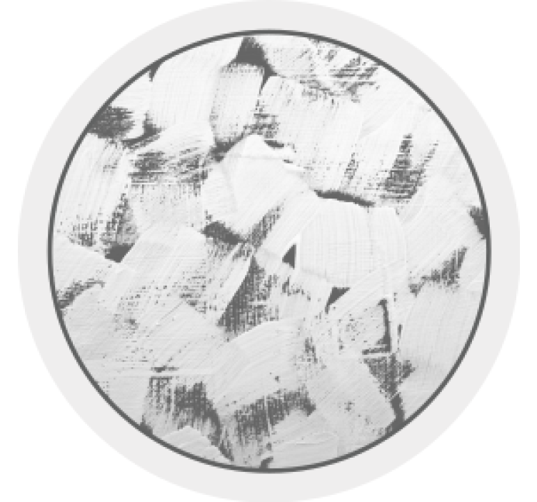 Abstract monochrome brushstrokes coaster - TenStickers