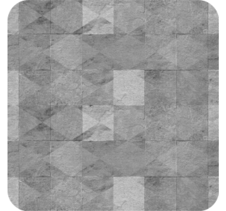 Coaster with square patterned surface - TenStickers