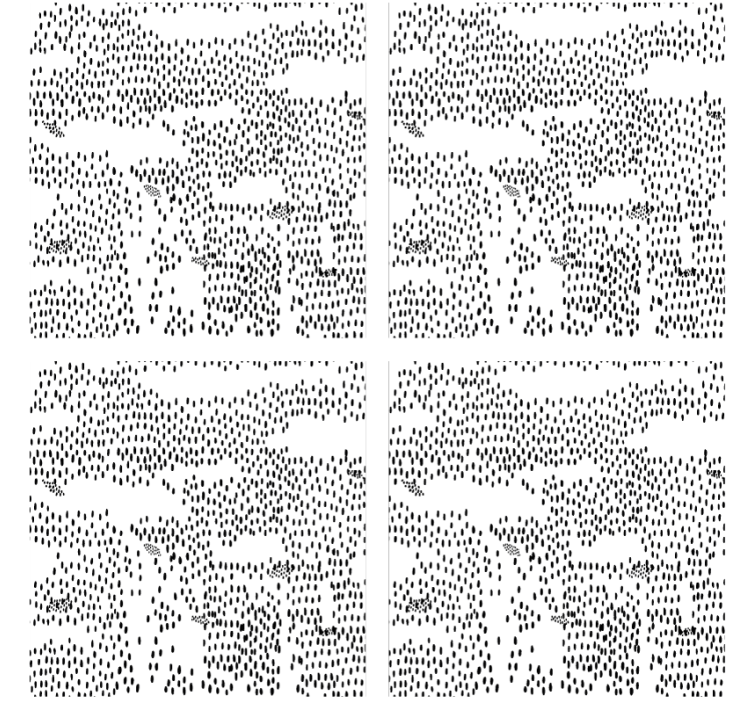 Abstract black pattern coaster - TenStickers