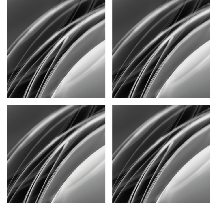 Coaster with abstract wave pattern design - TenStickers