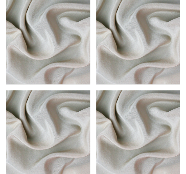 Coaster with elegant soft fabric texture - TenStickers