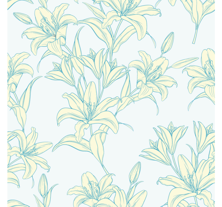 Coaster floral pattern elegance - TenStickers