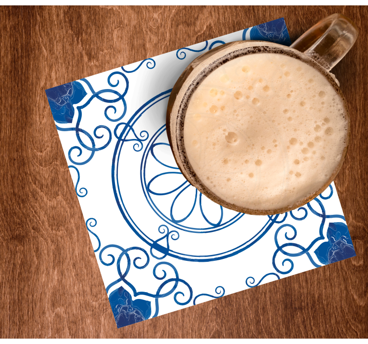 Memories from Greece tile coasters - TenStickers