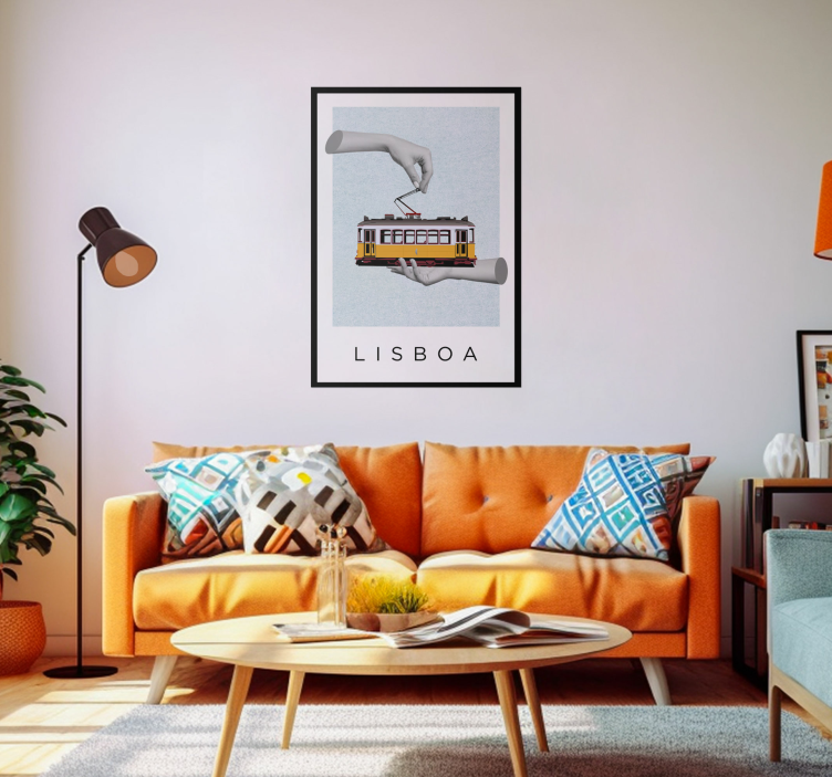 Lisbon College living room poster - TenStickers