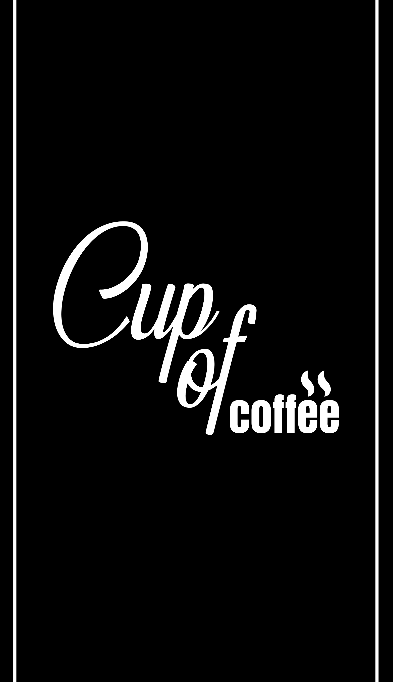 Kitchen poster cup of coffee minimalist design 4 - TenStickers
