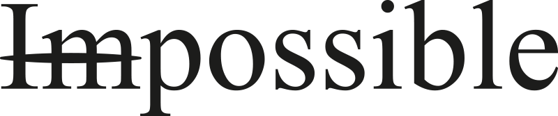 Nothing is impossible office poster - TenStickers